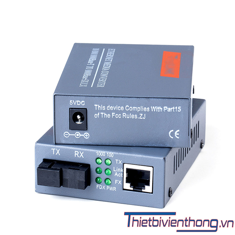 Bộ chuyển đổi quang điện 1 sợi HTB-GS03AB 1000Mbs -2