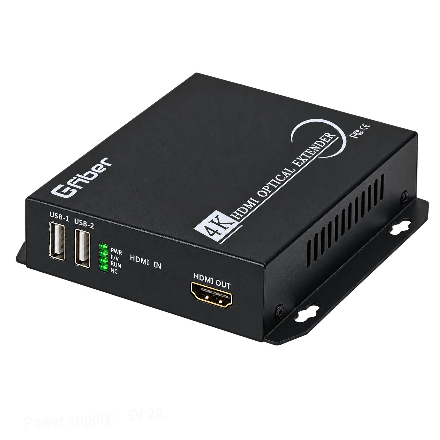 Bộ chuyển đổi hdmi sang quang 4K có cổng USB Model: GF-HD4K+ U