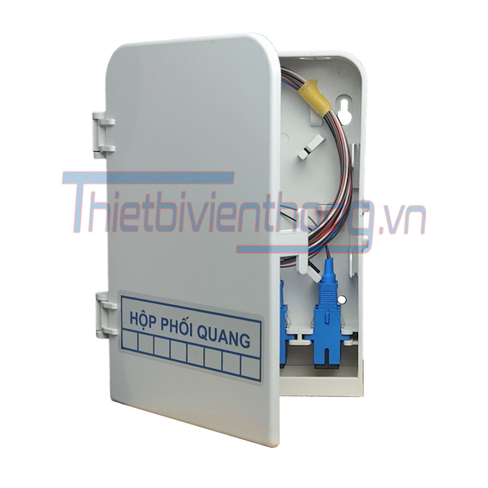 Hộp phối quang ODF 8FO nhựa chuẩn SCUPC singlemode