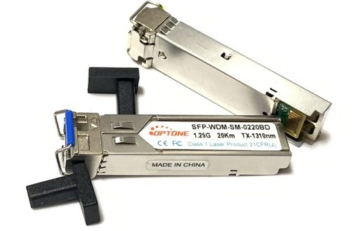 Module quang OPTONE SFP-WDM-SM-0120BD/155M- 20km/Tx1310nm/Rx1550nm (LC)