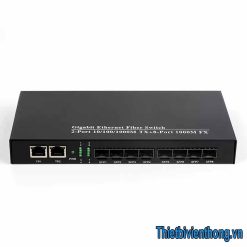 Switch Quang 8 Port SFP GE + 2 Port RJ45 10/100/1000M