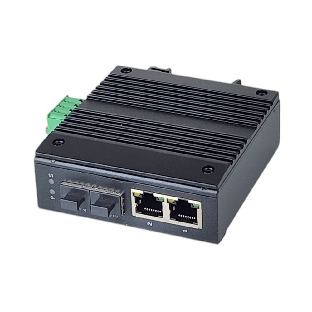 Switch công nghiệp 2 cổng Ethernet + 2 cổng quang IES-GF1202GE-SFP