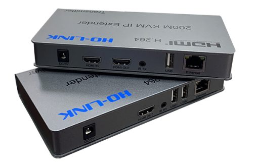 Bộ chuyển đổi HDMI sang cáp mạng LAN 200M có cổng USB