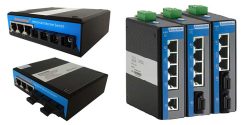 Switch công nghiệp 2 cổng Ethernet + 2 cổng quang