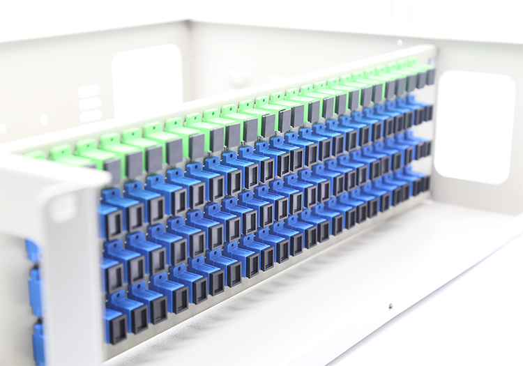 Hộp phối quang ODF 96FO lắp rack chuẩn LC/UPC ( 96 sợi ,96 core )