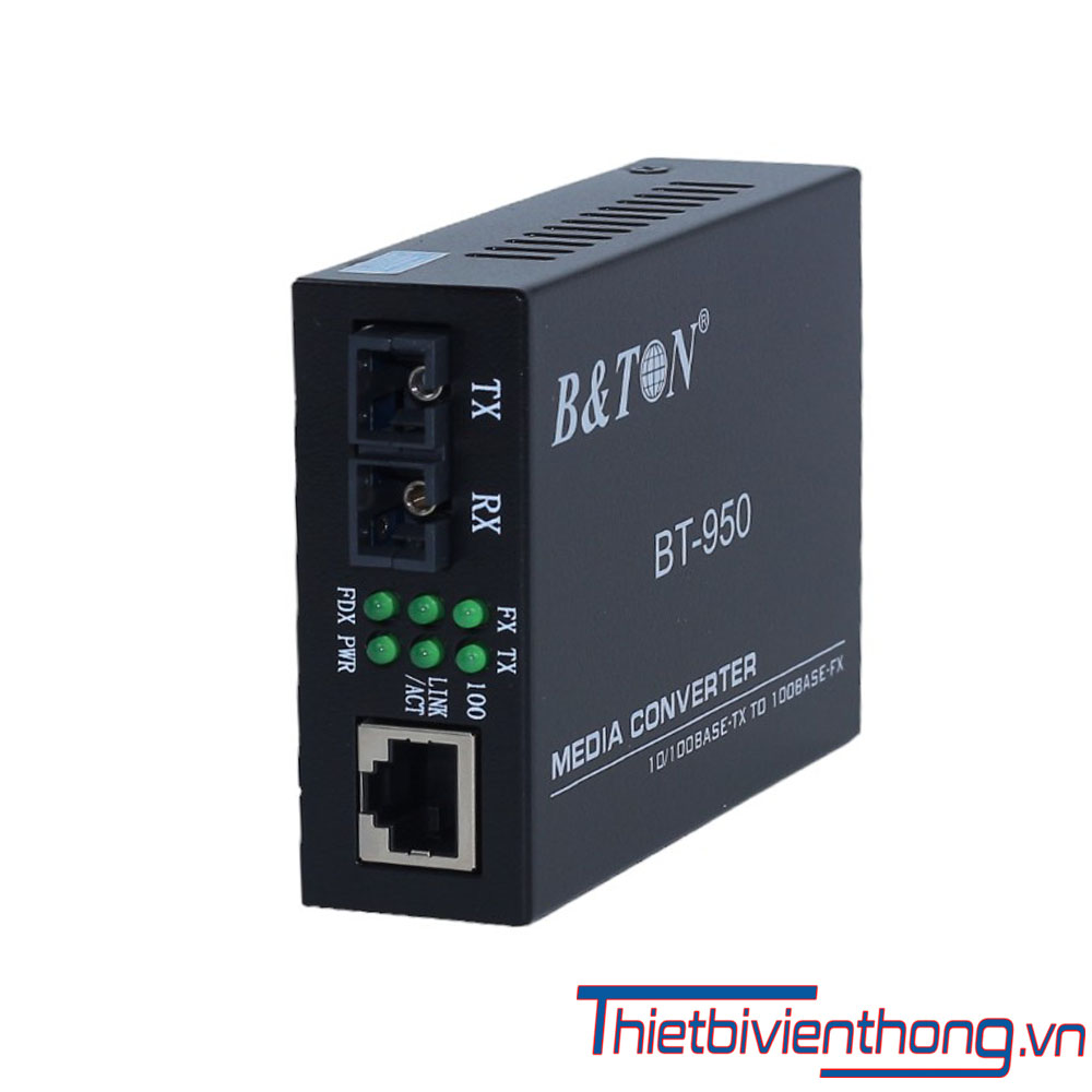 Bộ chuyển đổi quang điện 2 sợi BT-950SM-25 100Mbs -1