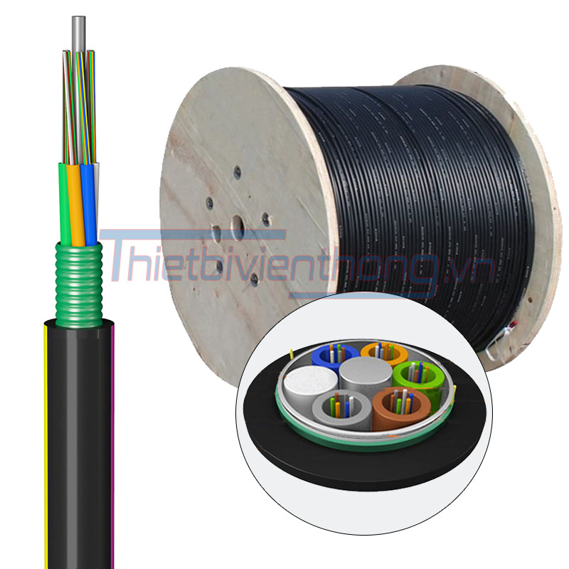 Cáp quang luồn ống kim loại GYTS