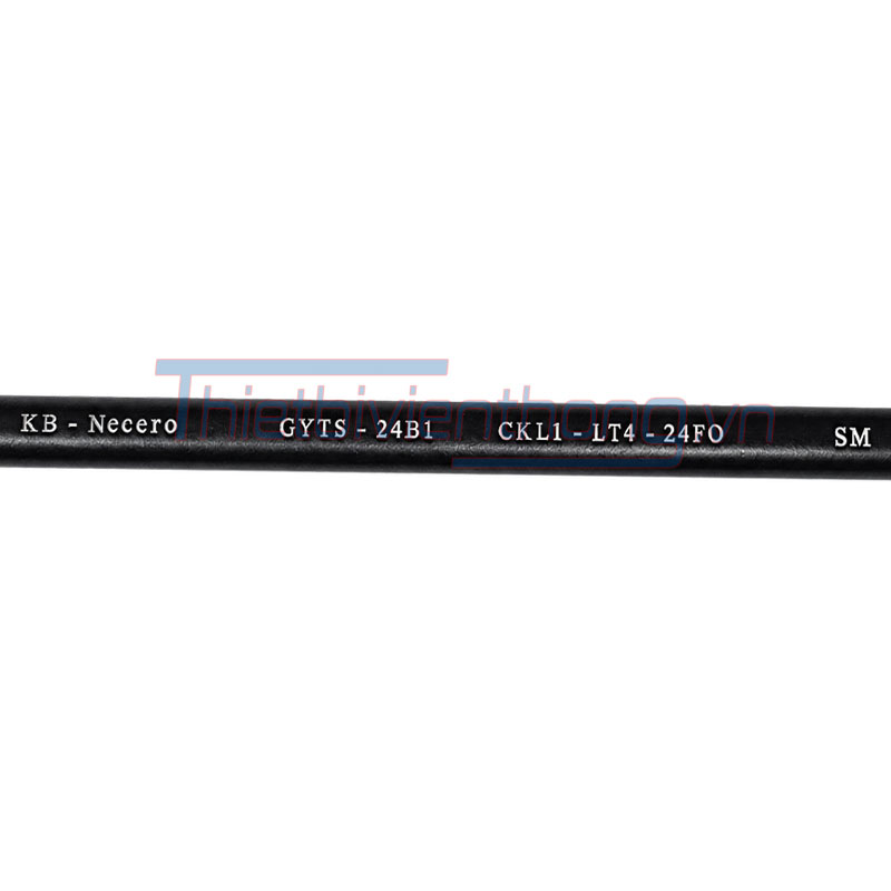 Cáp quang luồn ống kim loại GYTS 24 sợi (24FO / 24 core) - Cáp quang SM, 24 Core, mã hàng: GYTS - 24B1