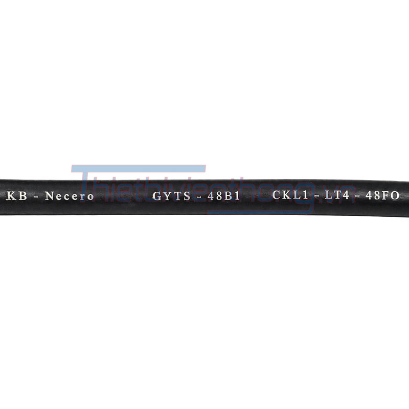 Cáp quang luồn ống kim loại GYTS 48 sợi (48FO / 48 core) – Cáp quang SM, 48 Core, mã hàng: GYTS – 48B1