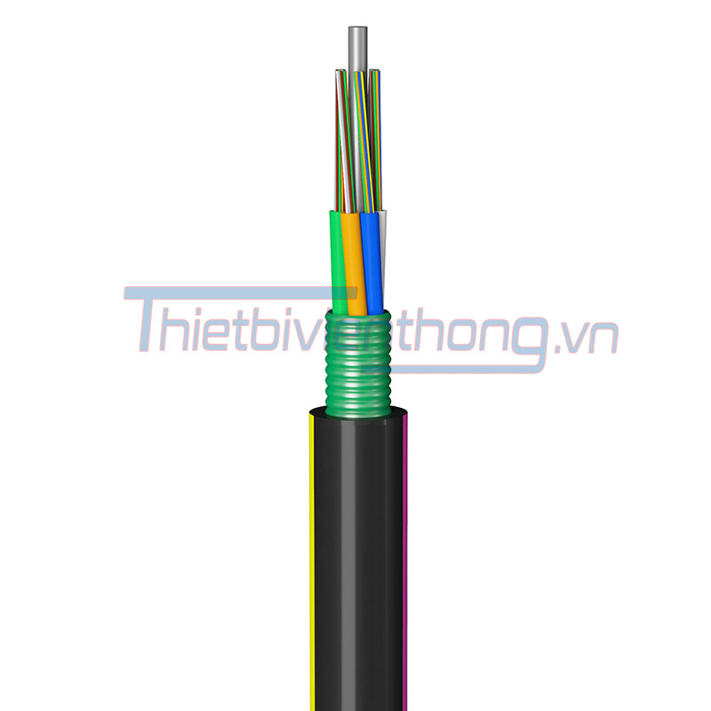 Cáp quang luồn ống kim loại GYTS