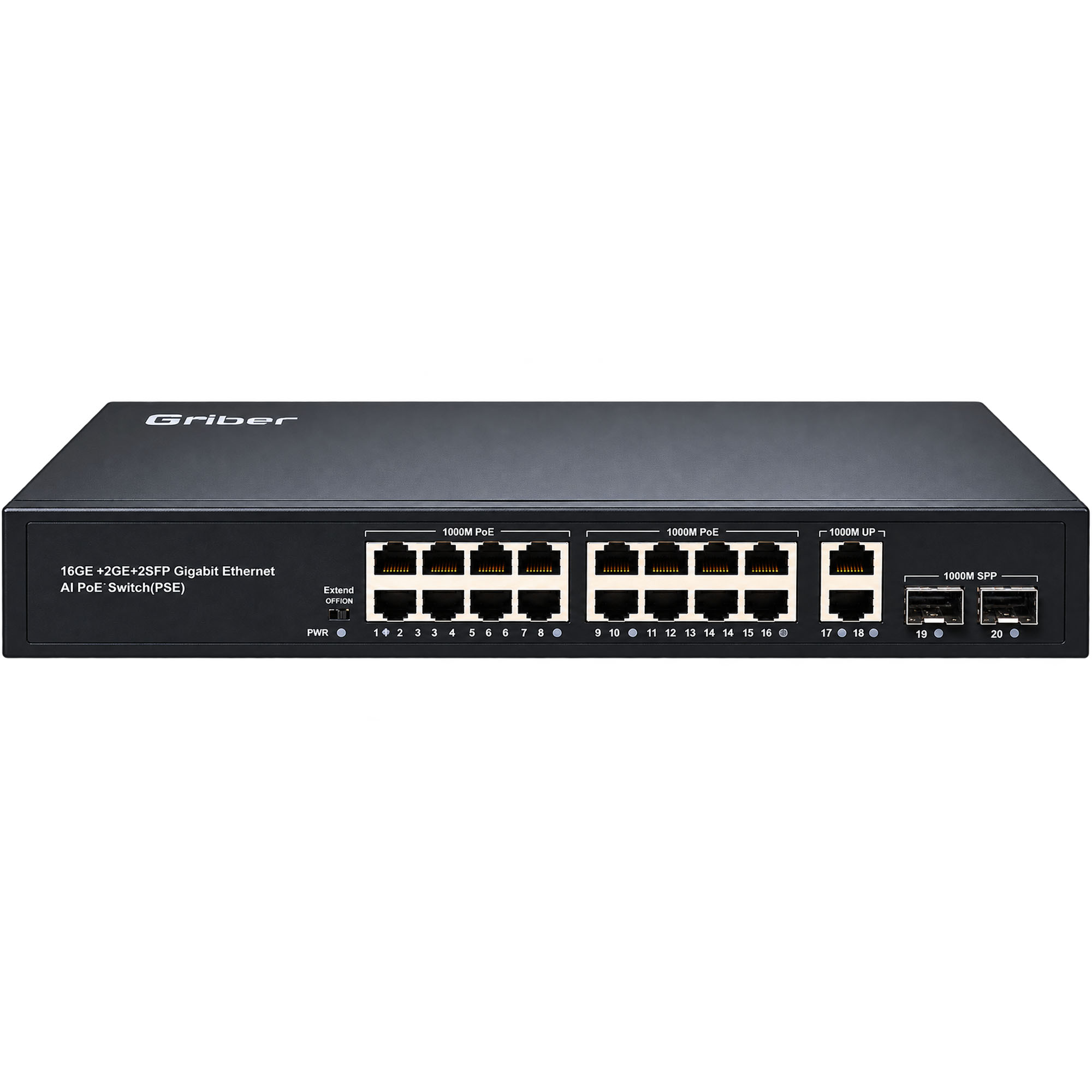 Thiết bị chuyển mạch 16 cổng POE 1000M GF-G16PS4-2G2F -1